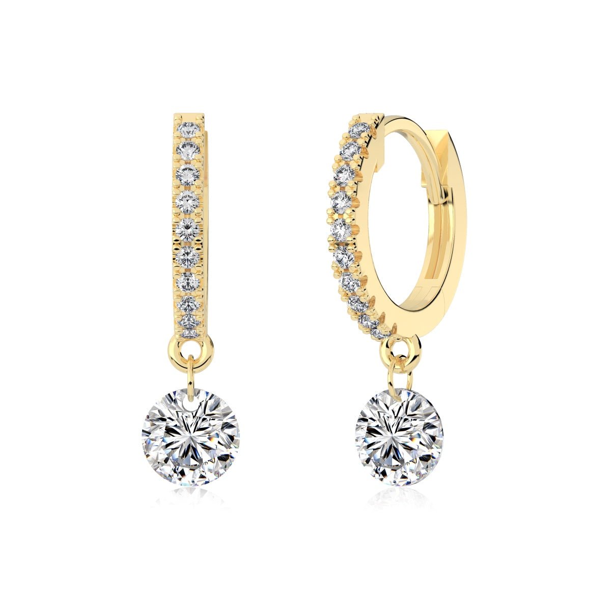 Megève Hoops Drop Earrings - Earrings | Moarén