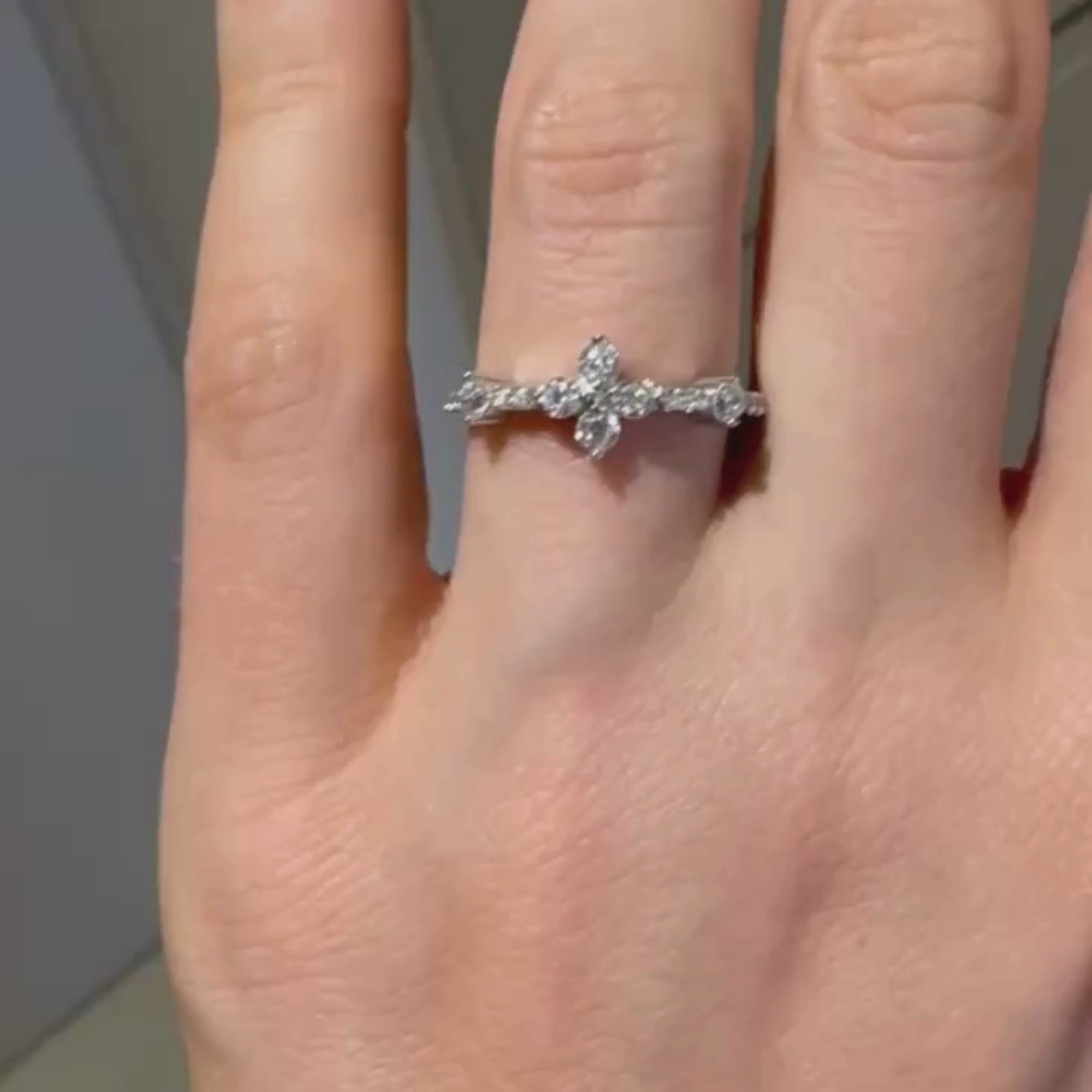 Seychelles Half-Pave Ring - Rings | Moarén