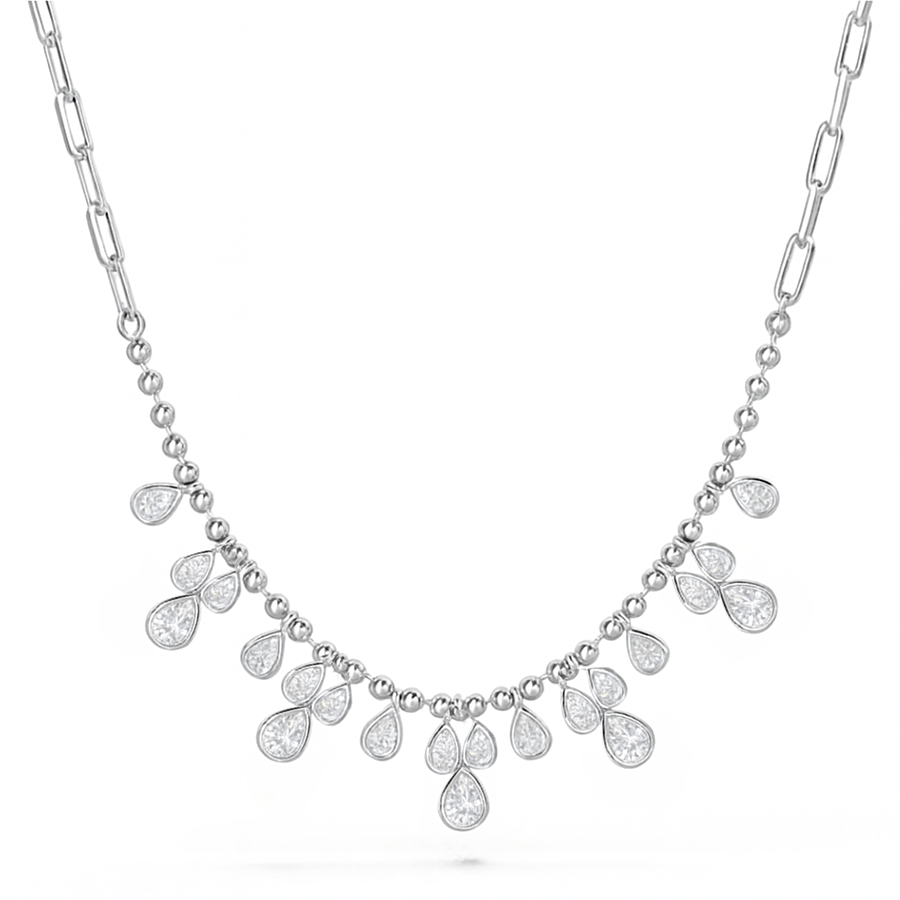 Sauris Pear Droplet Necklace - Necklace | Moarén