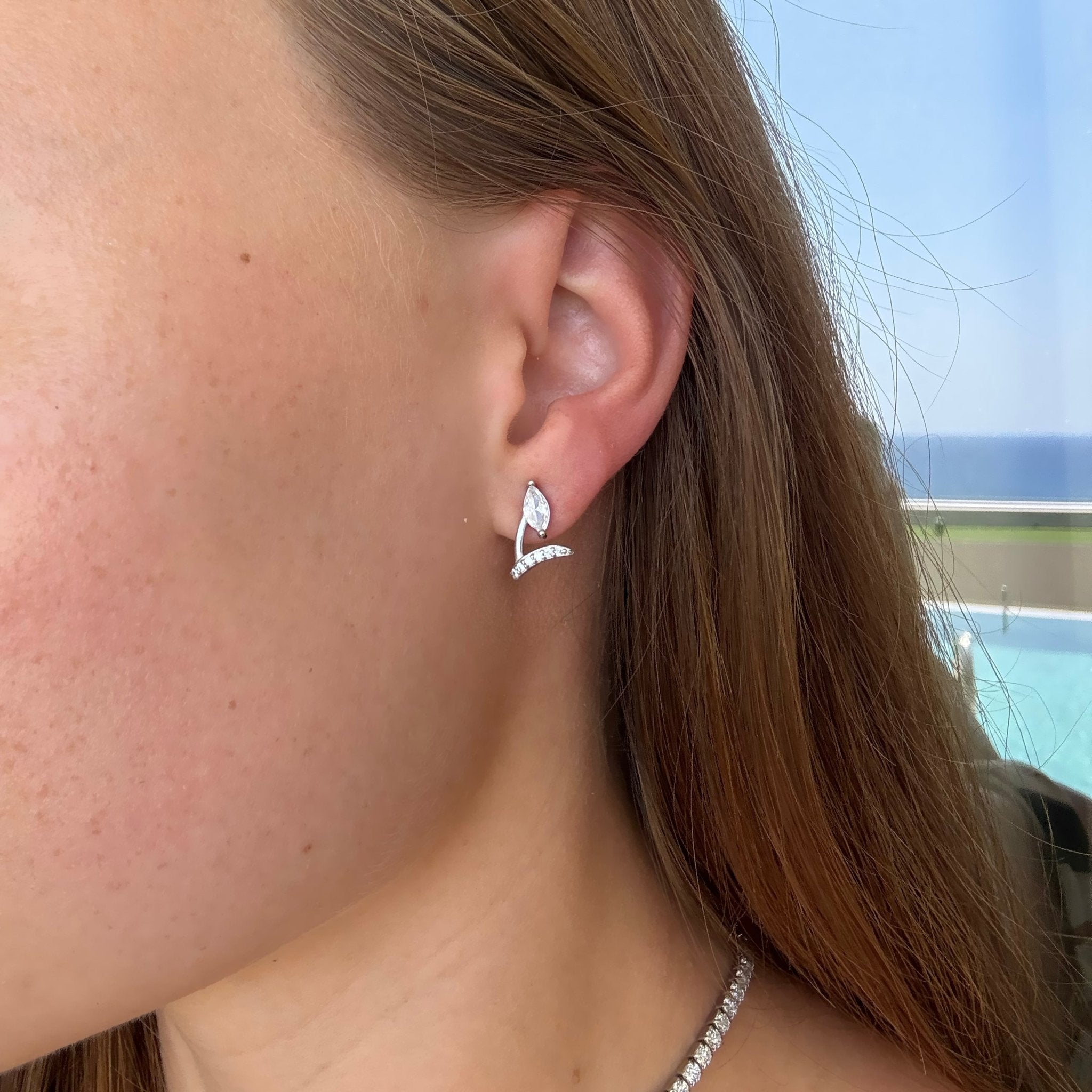 Tavira Marquise Earrings - Earrings | Moarén