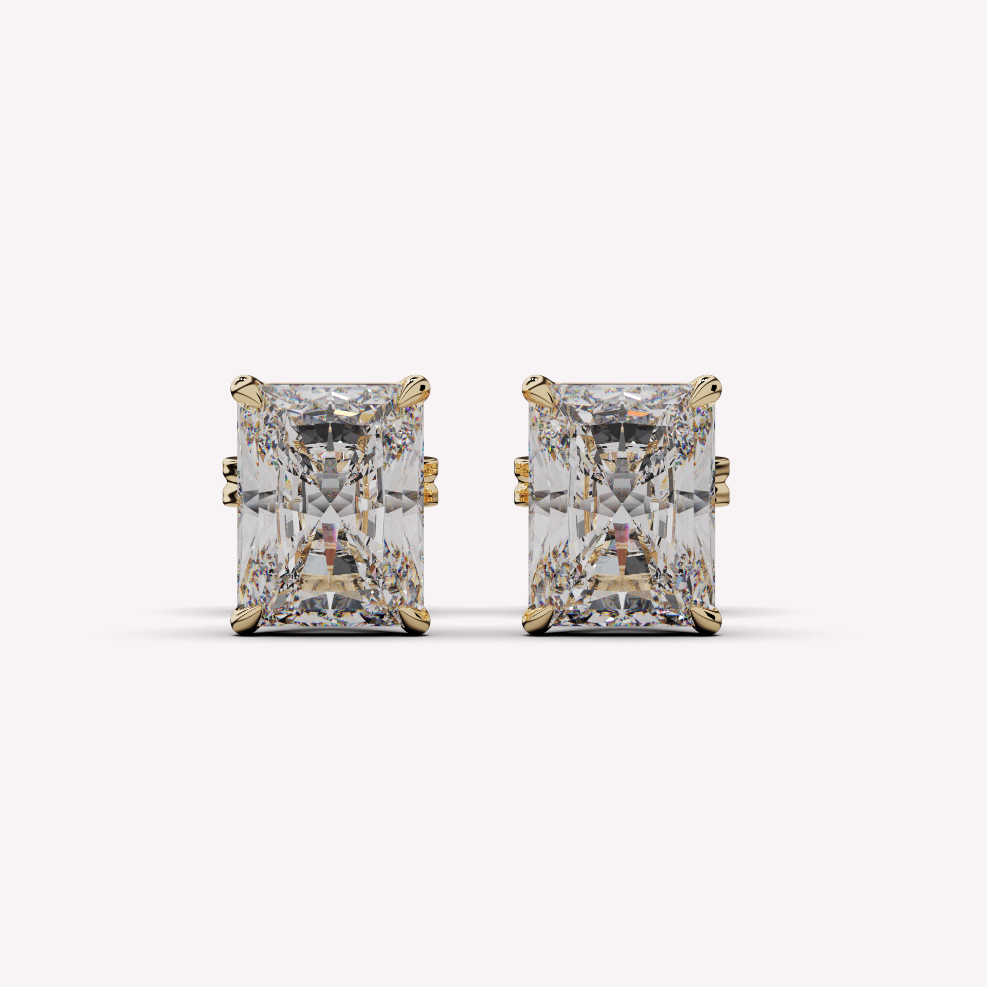 The Radiant Diamond Stud - Earrings | Moarén