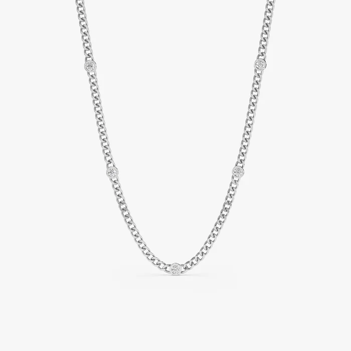 Alagna Stones Chain Necklace - Necklace | Moarén