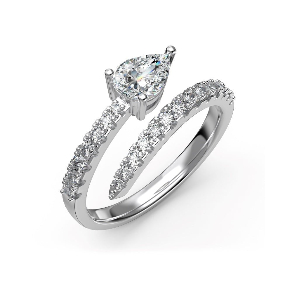 Anafi Pear Ring - Rings | Moarén