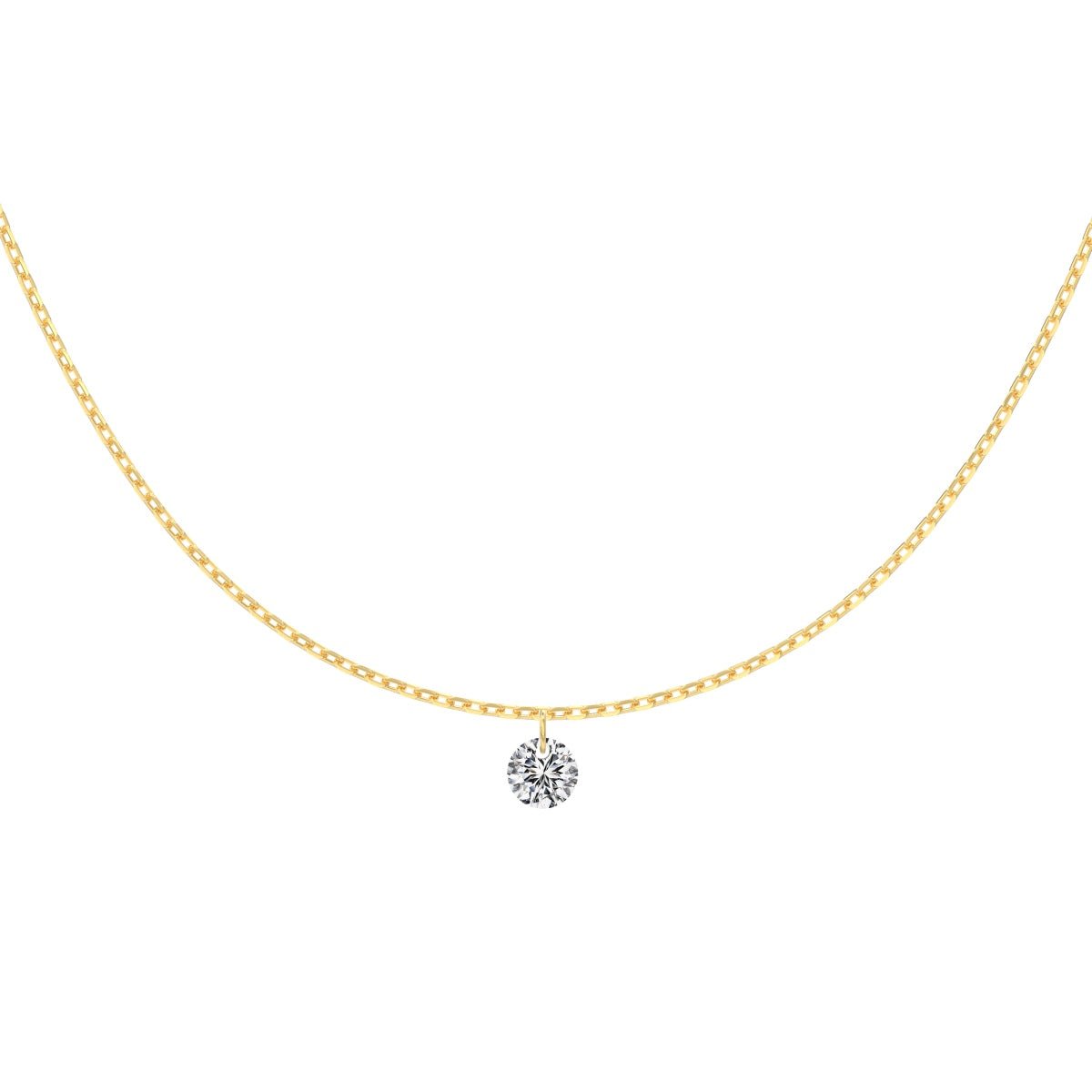 Arosa Solitaire Necklace - Necklace | Moarén