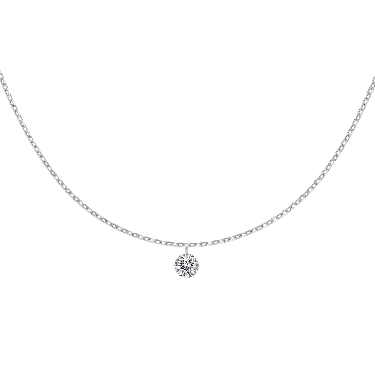 Arosa Solitaire Necklace - Necklace | Moarén