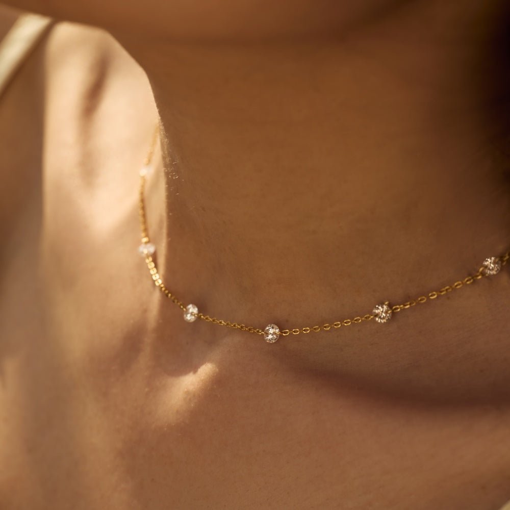 Borakay Cut Stones Necklace - Necklace | Moarén