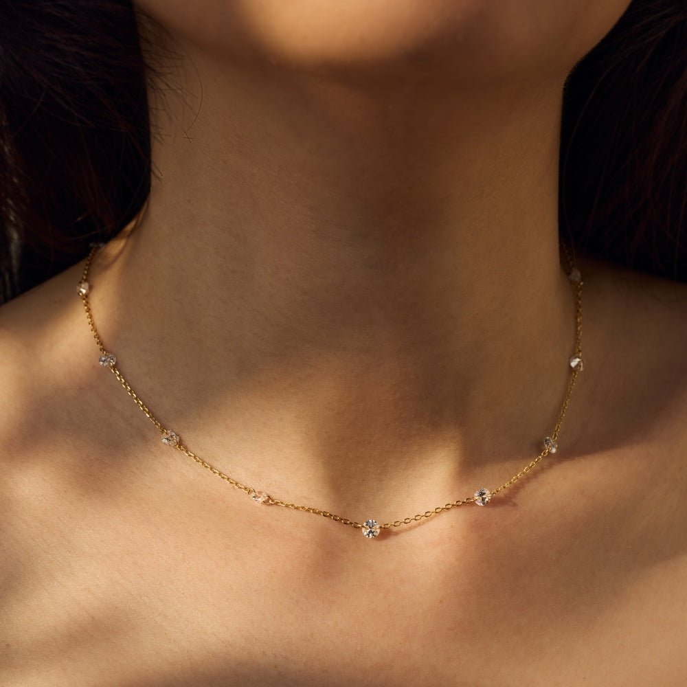 Borakay Cut Stones Necklace - Necklace | Moarén