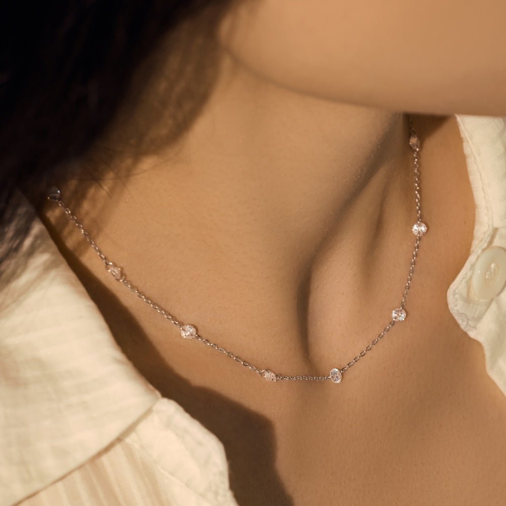 Borakay Cut Stones Necklace - Necklace | Moarén