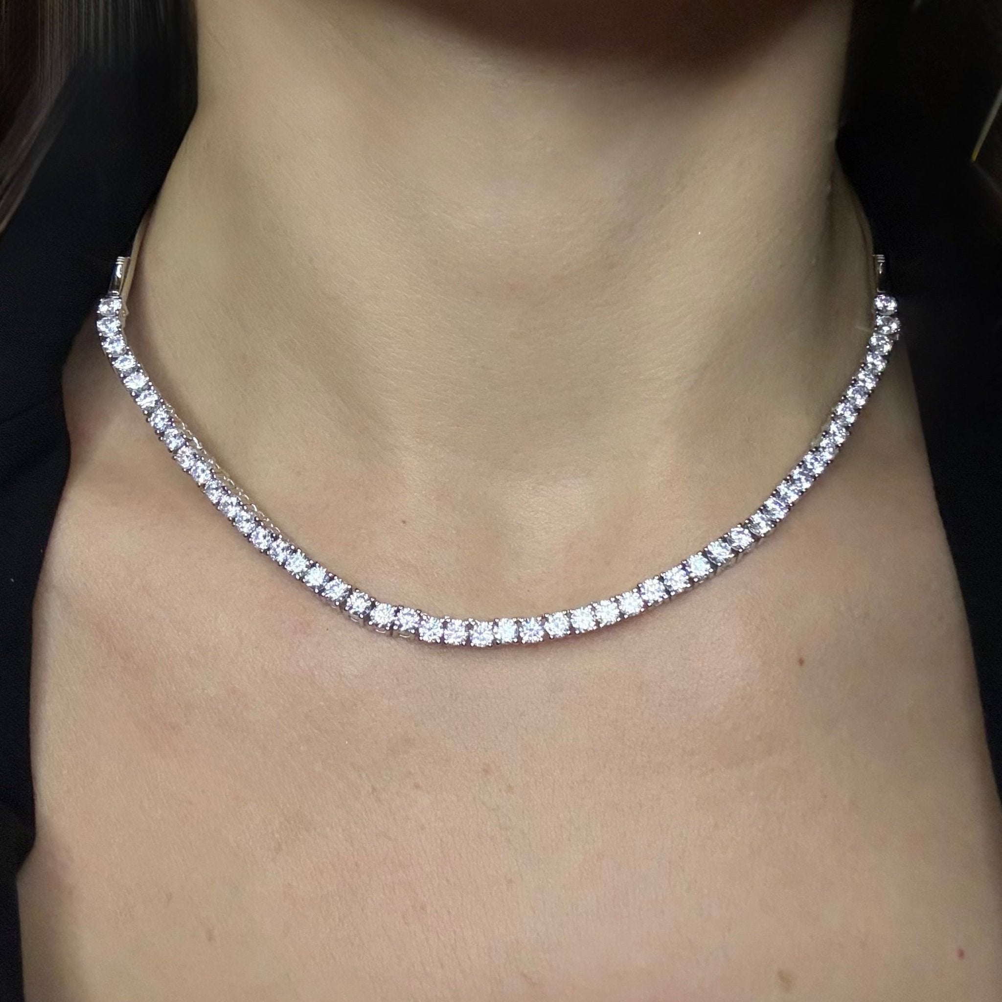 Chamonix Tennis Collar Necklace - Necklace | Moarén
