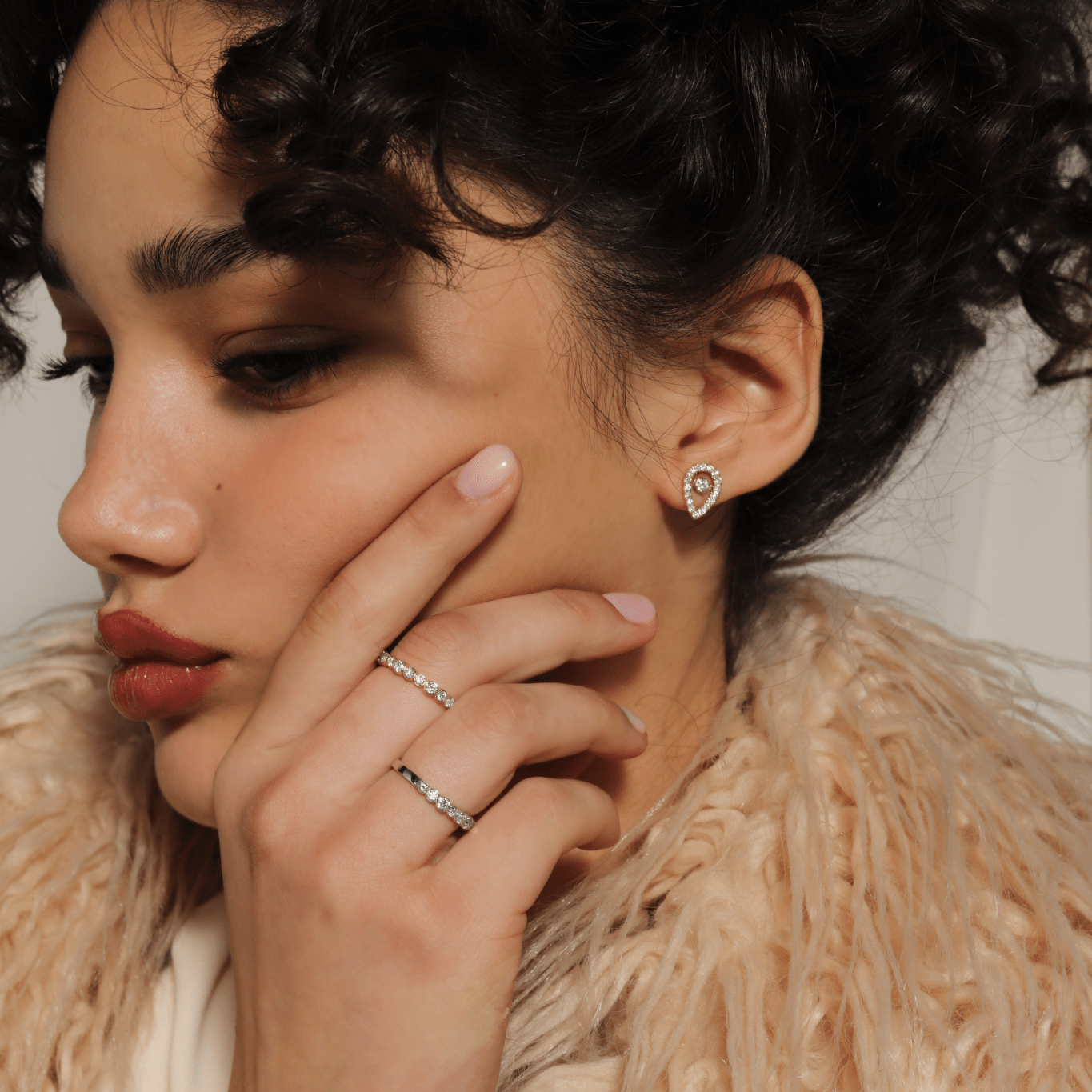 Nerina Diamond Extension - Earrings | Moarén