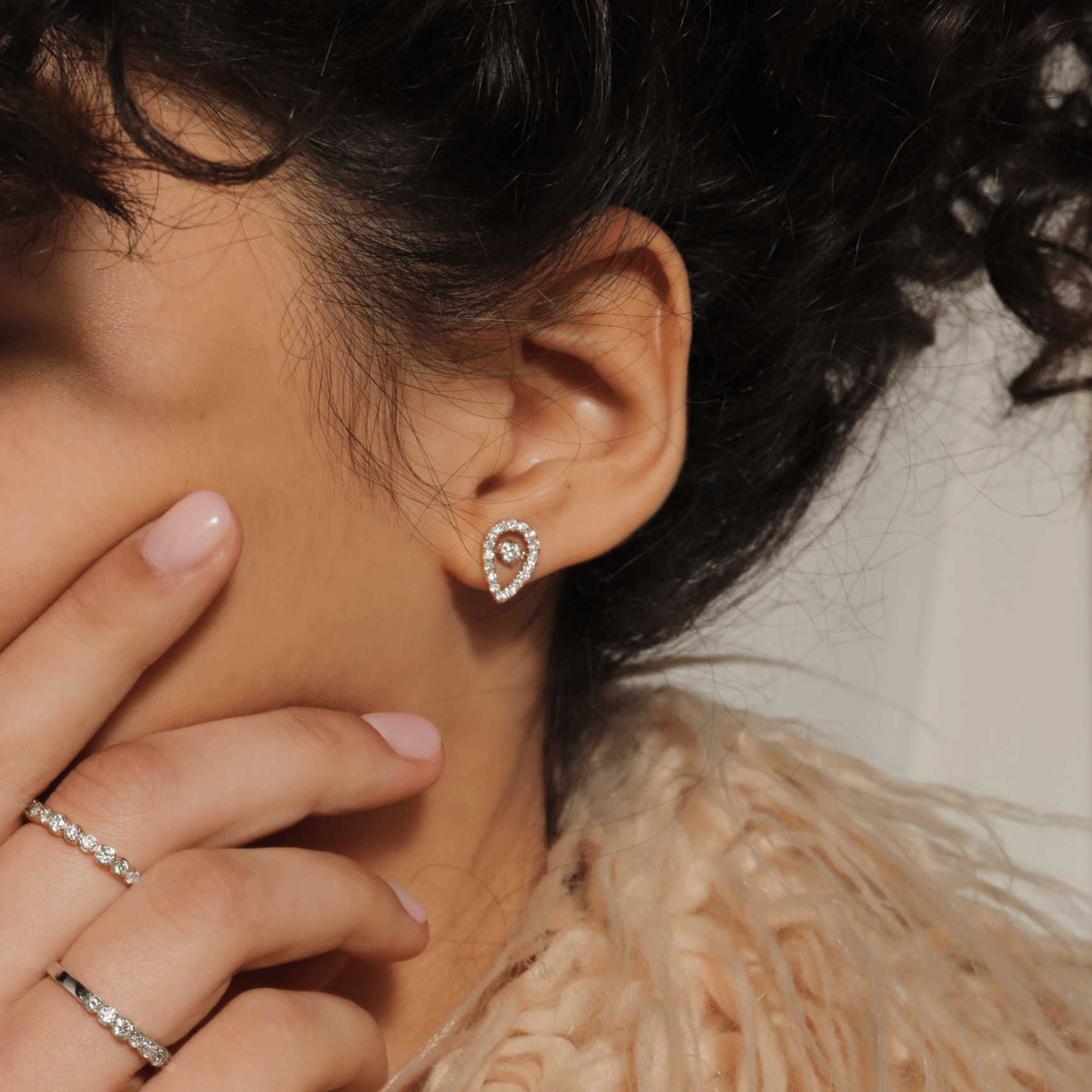 Nerina Diamond Extension - Earrings | Moarén