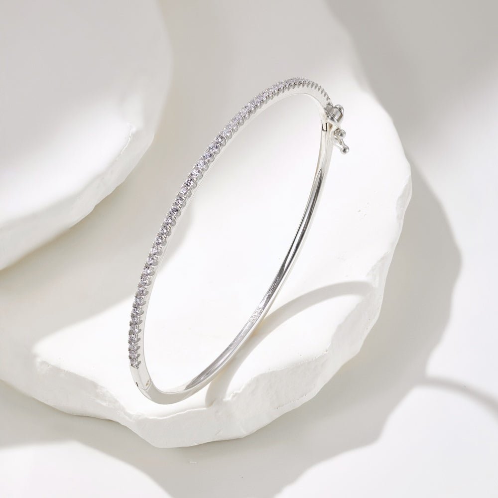 Reine Half - Pavé Bangle - Bracelets | Moarén