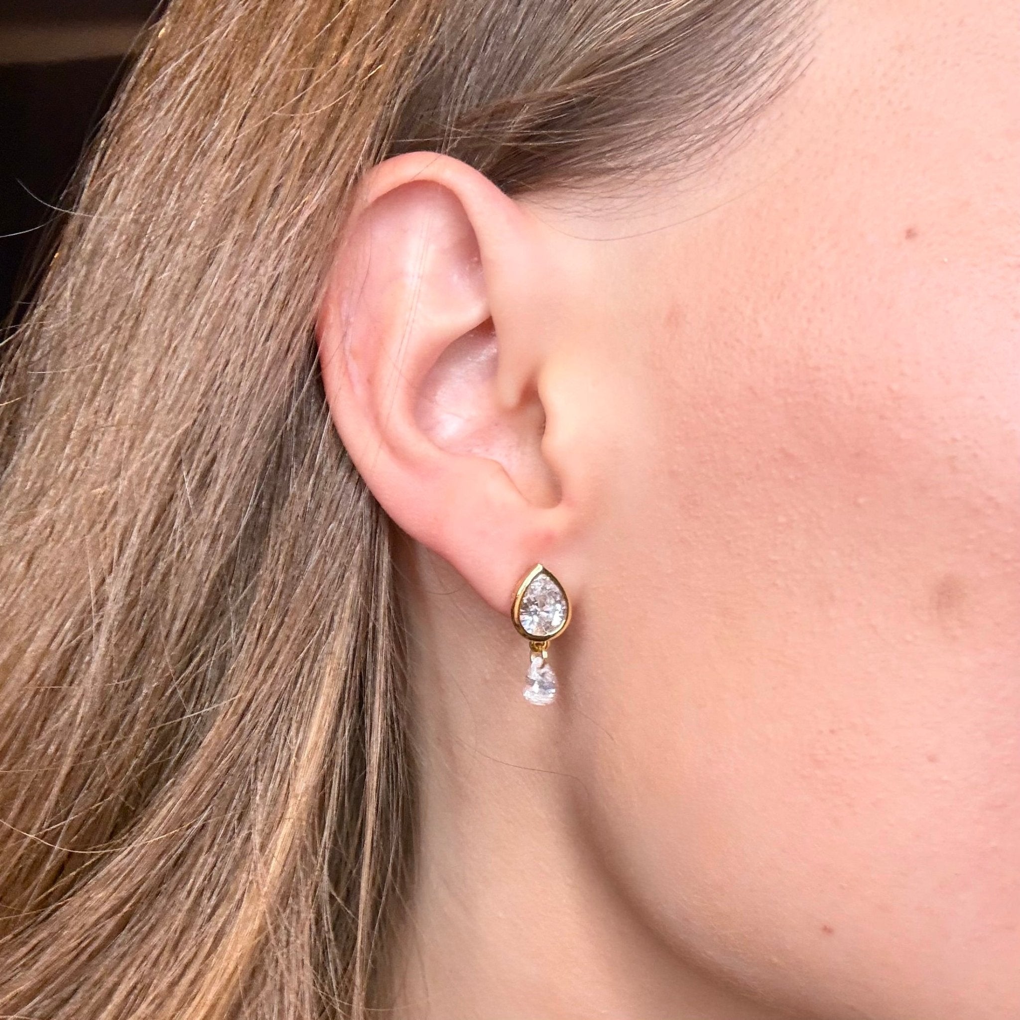 Sauris Double Pear Studs - Earrings | Moarén