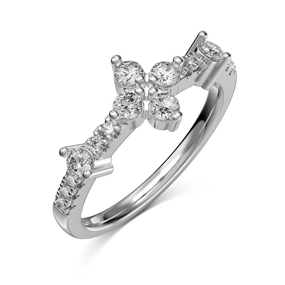 Seychelles Half - Pavé Band - Rings | Moarén