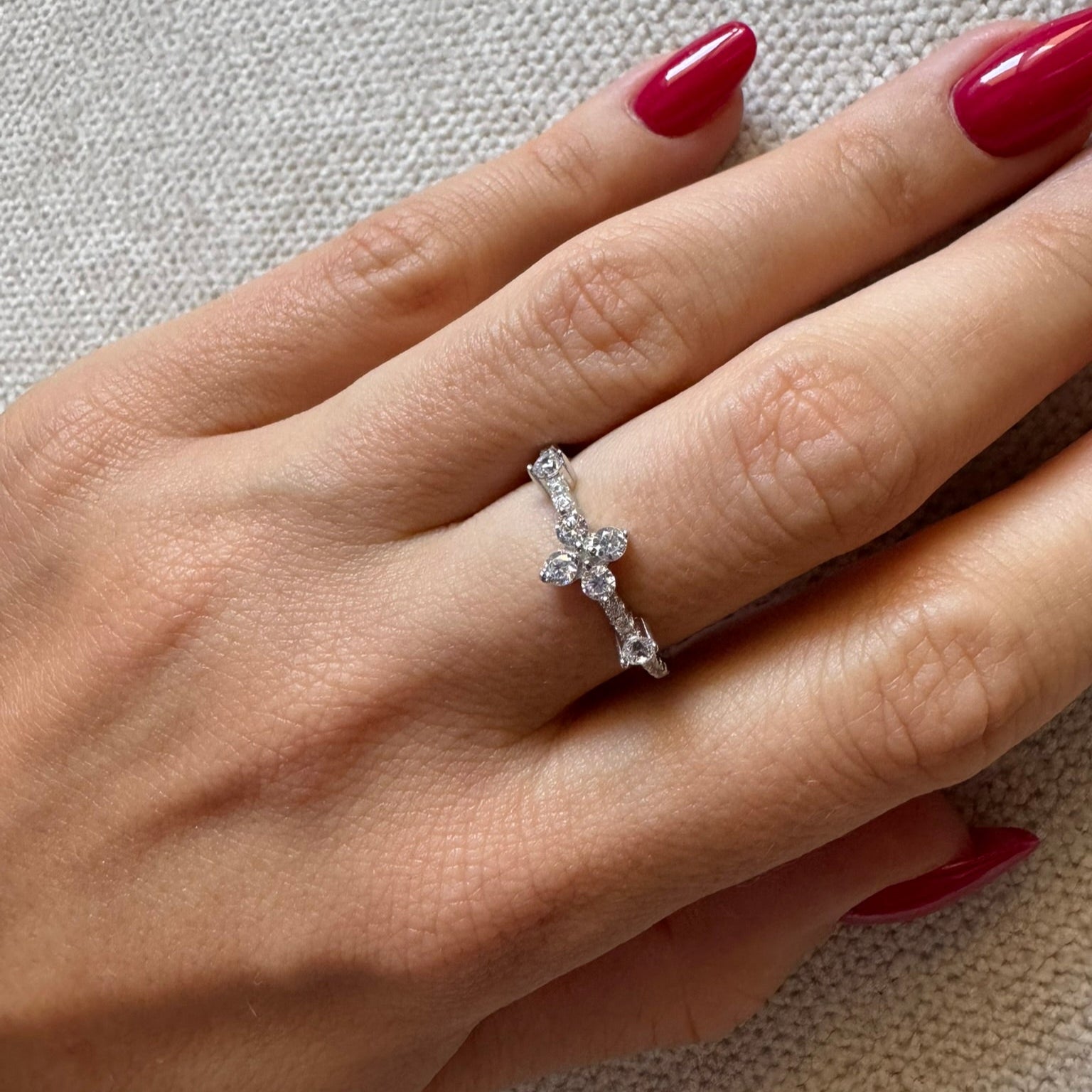 Seychelles Half - Pavé Band - Rings | Moarén