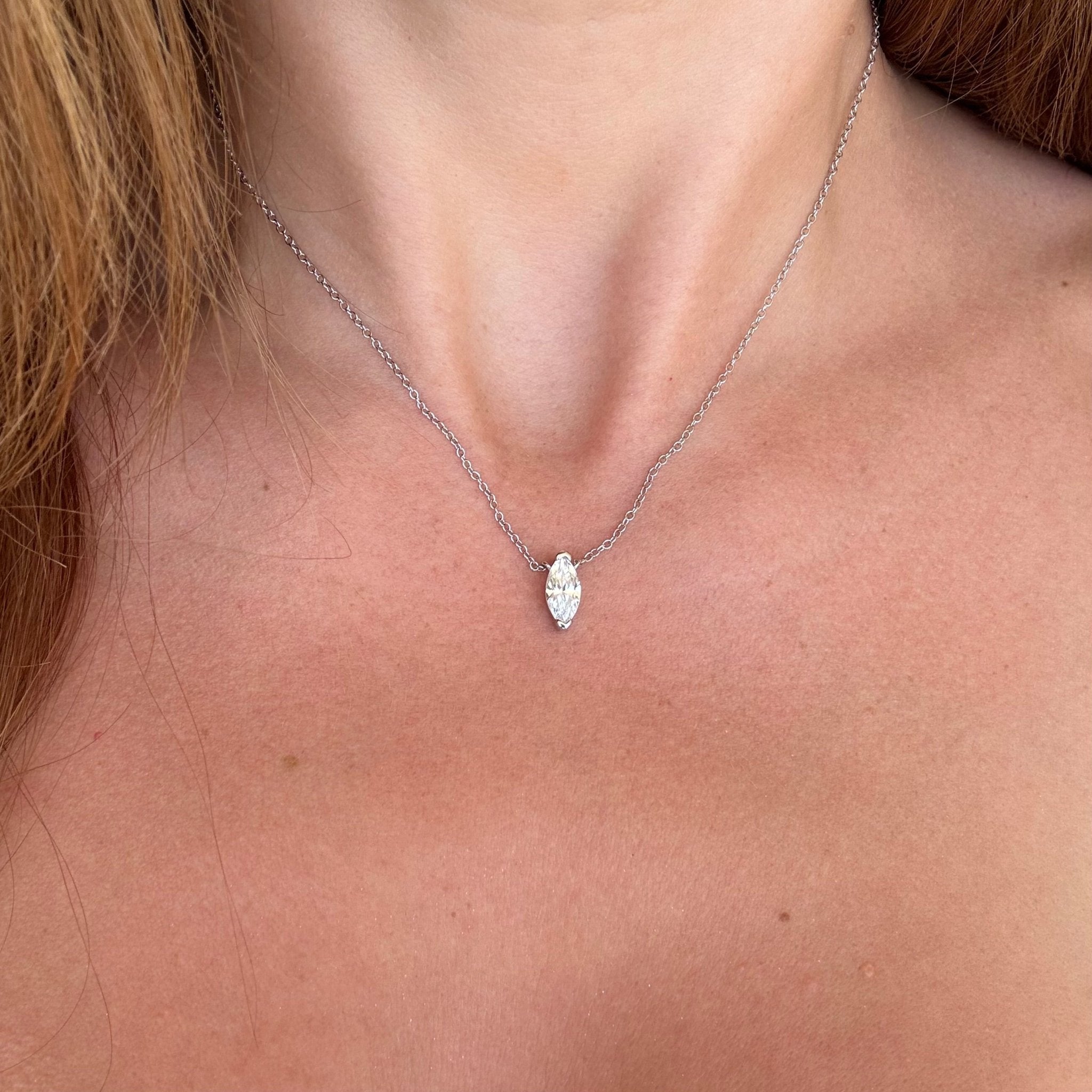 Tavira Marquise Necklace - Necklace | Moarén