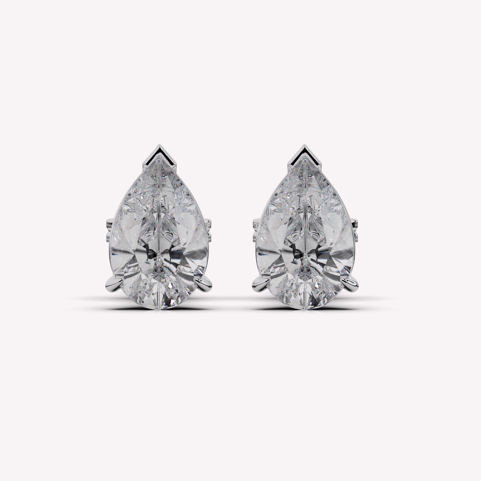 The Pear Diamond Stud - Earrings | Moarén