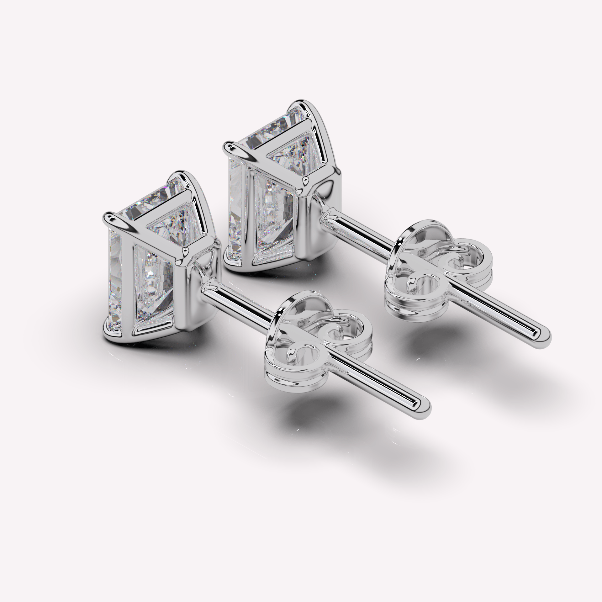 The Radiant Diamond Stud - Earrings | Moarén