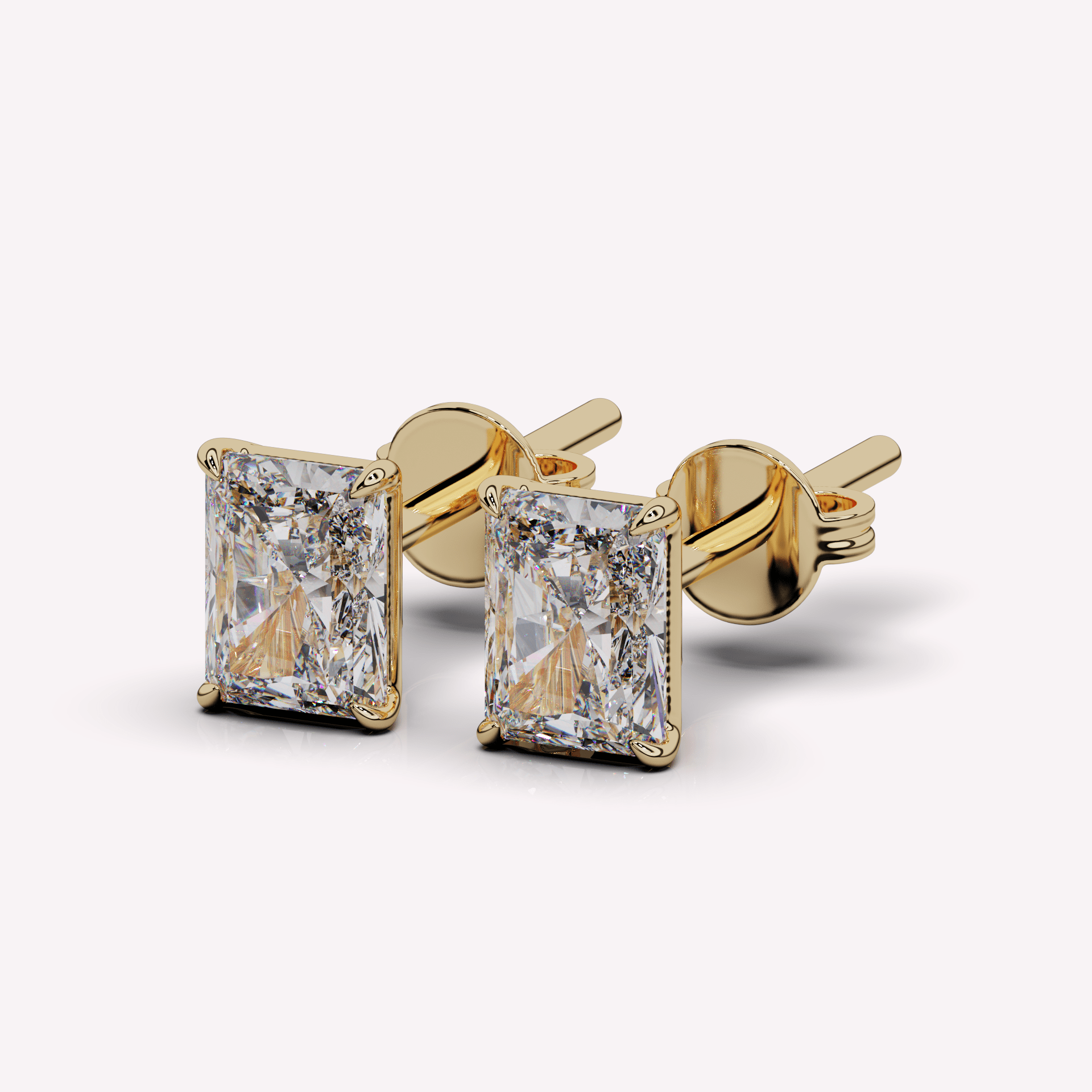 The Radiant Diamond Stud - Earrings | Moarén
