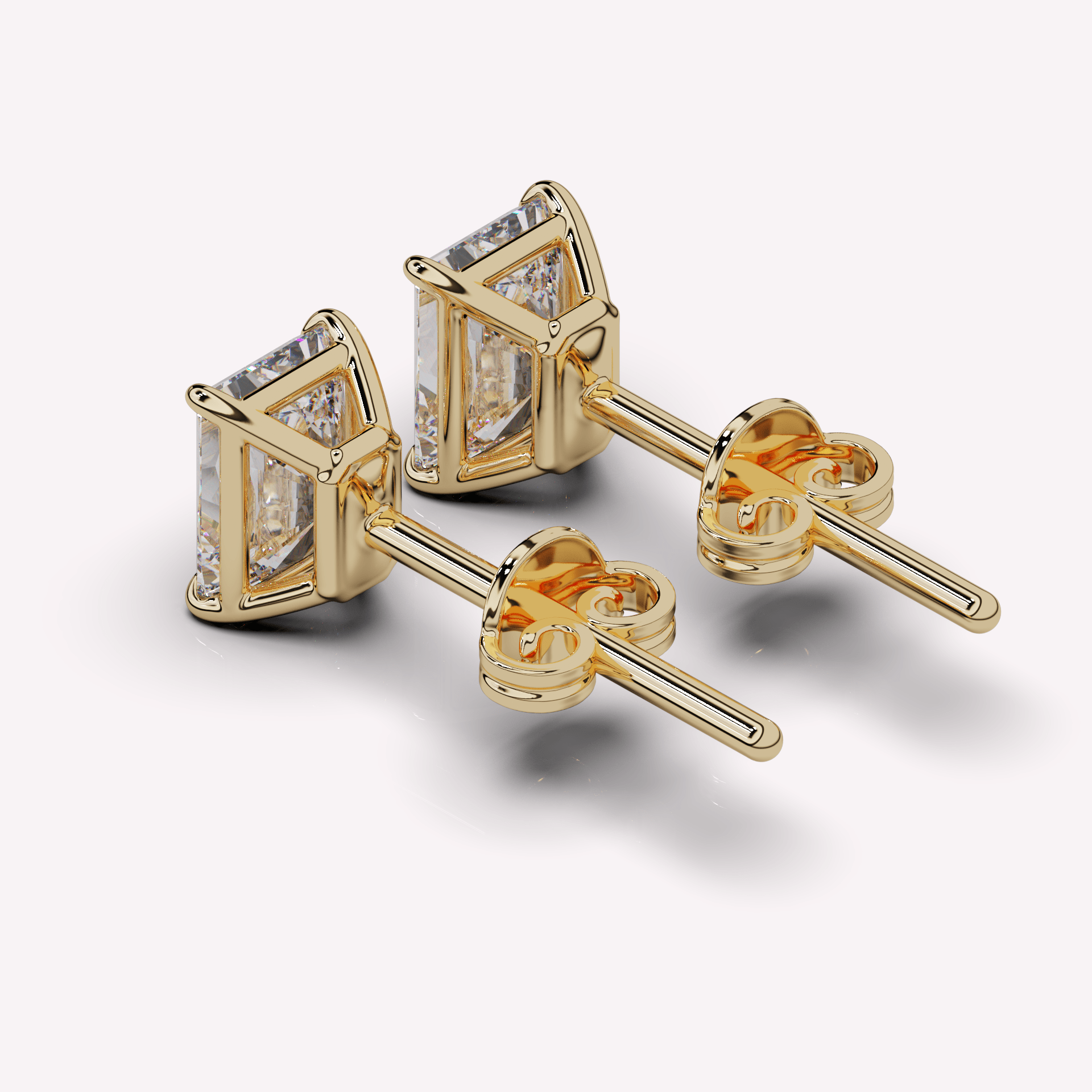 The Radiant Diamond Stud - Earrings | Moarén