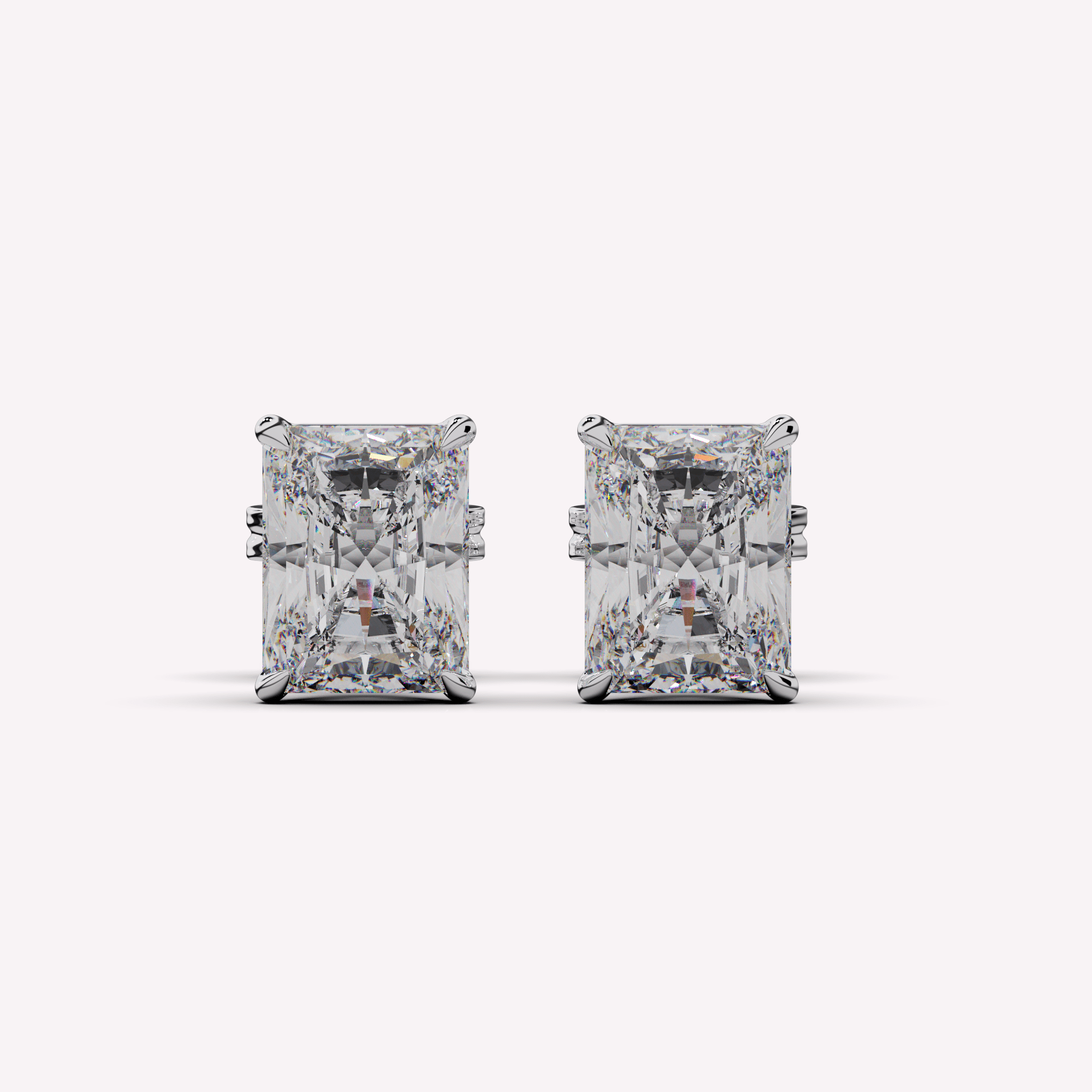 The Radiant Diamond Stud - Earrings | Moarén