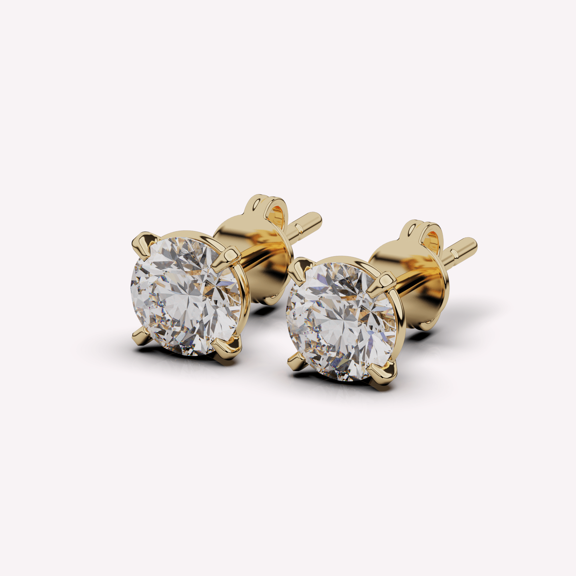 The Round Diamond Studs - Diamond Stud | Moarén