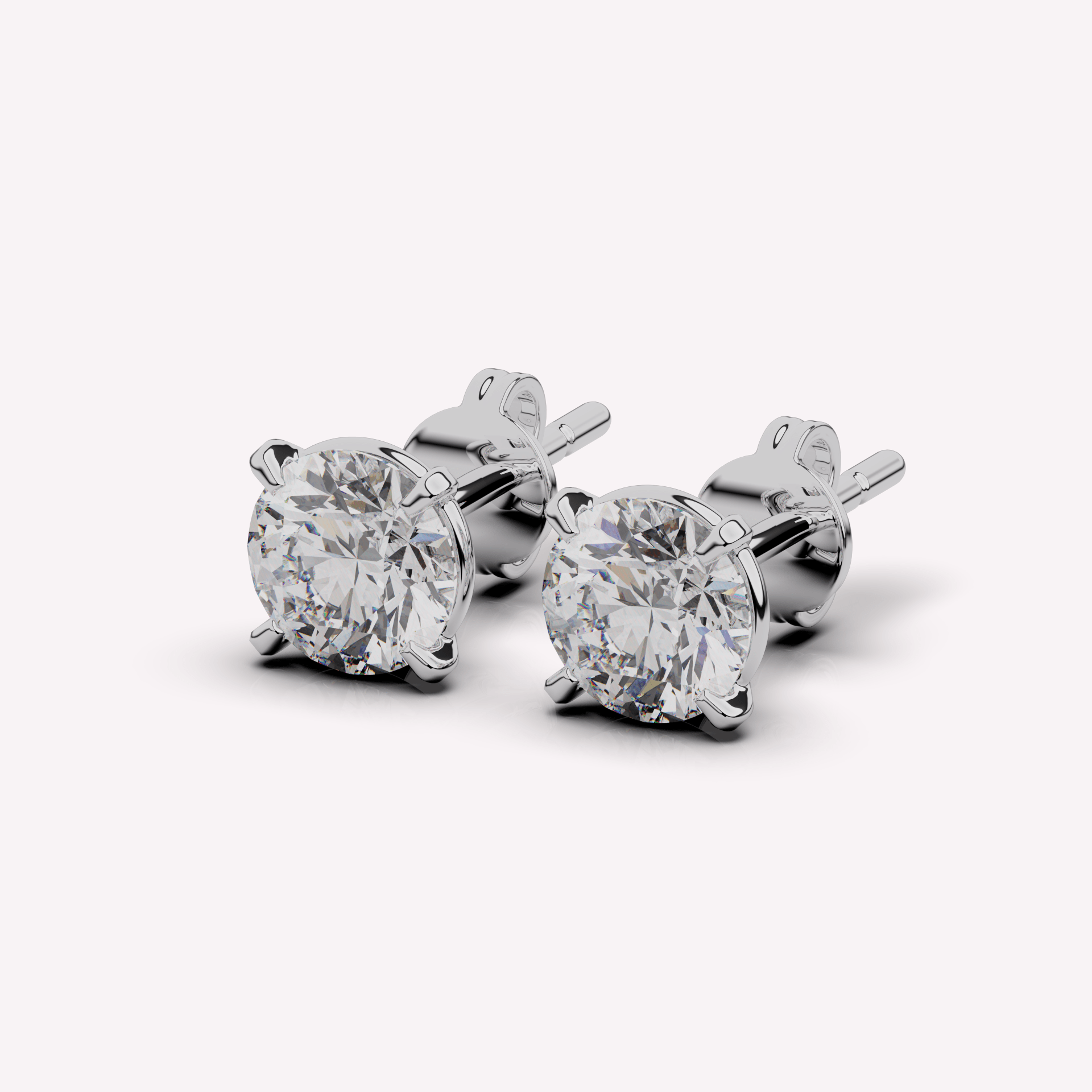 The Round Diamond Studs - Diamond Stud | Moarén