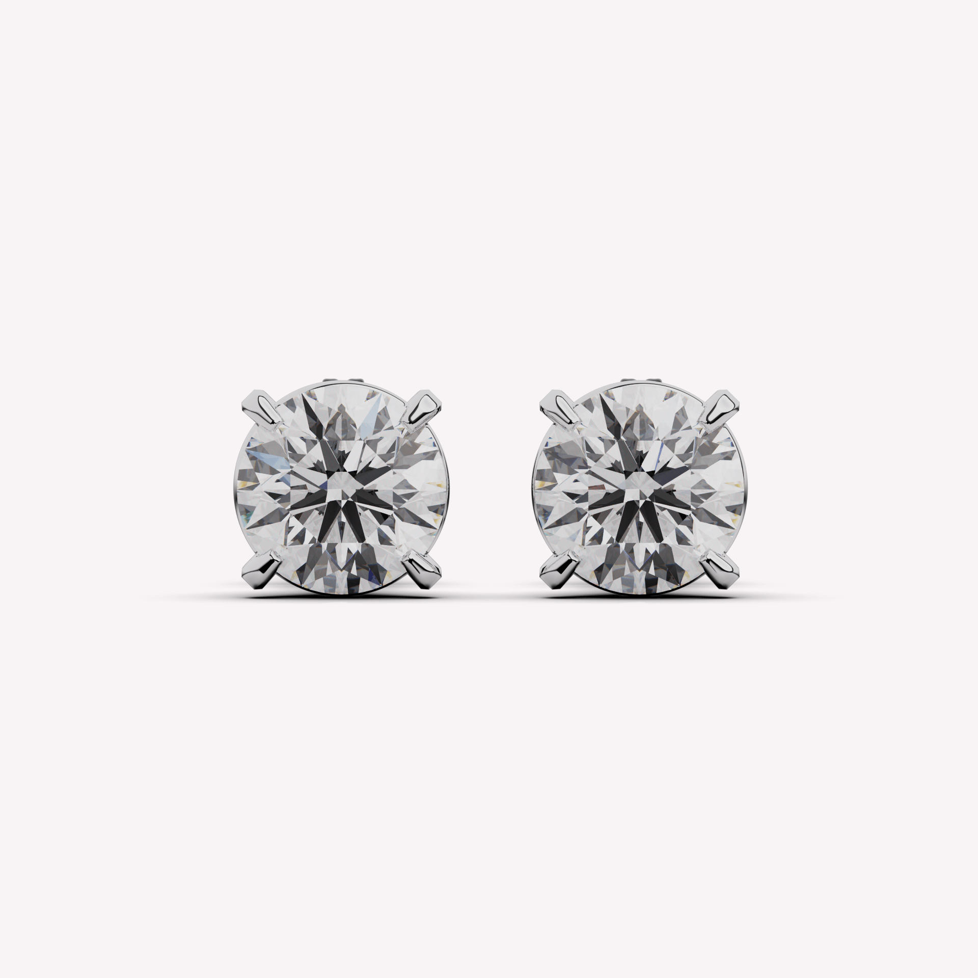The Round Diamond Studs - Diamond Stud | Moarén