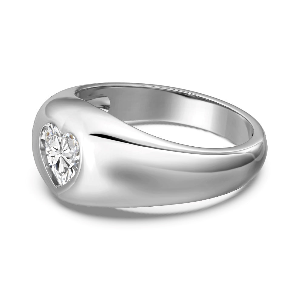 Verona Bold Heart Statement Ring - Rings | Moarén
