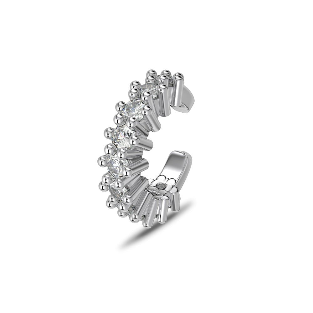 Zamora Eternity Pavé Earcuff - Earrings | Moarén