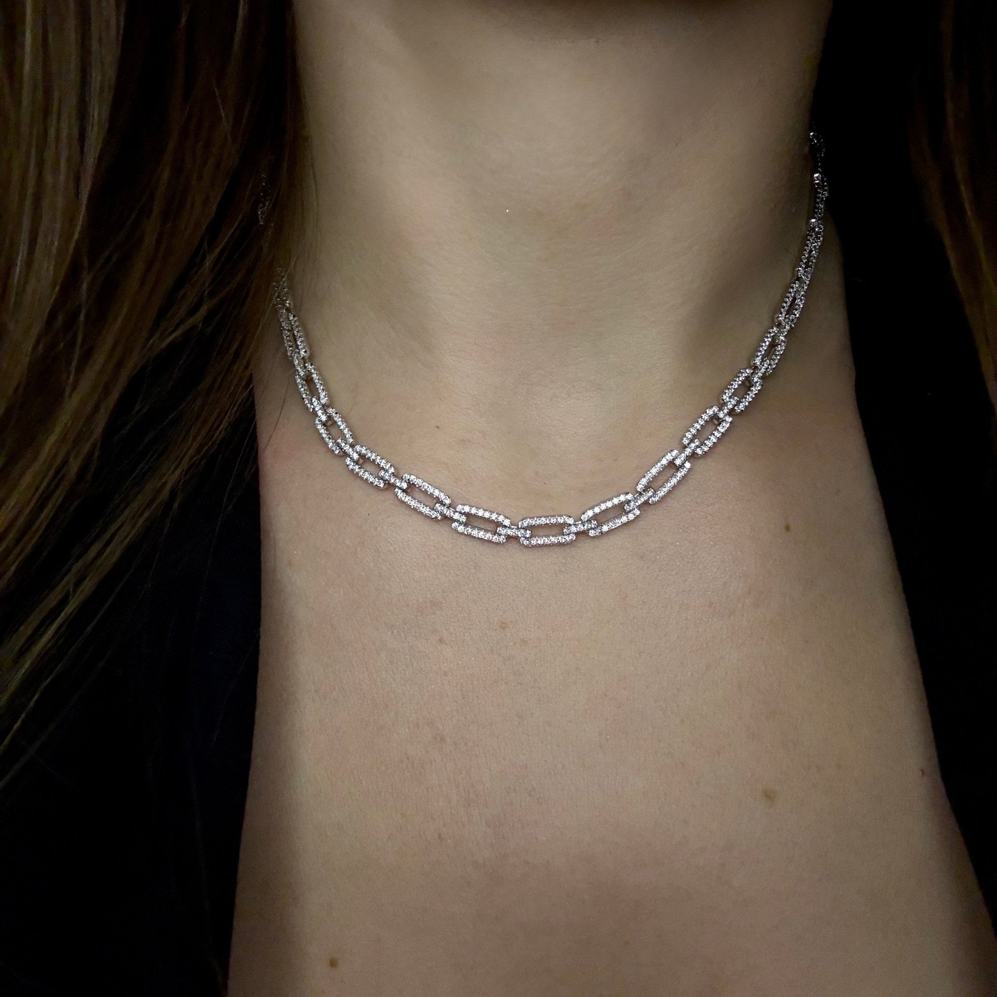 Zermatt Paperclip Necklace - Necklace | Moarén