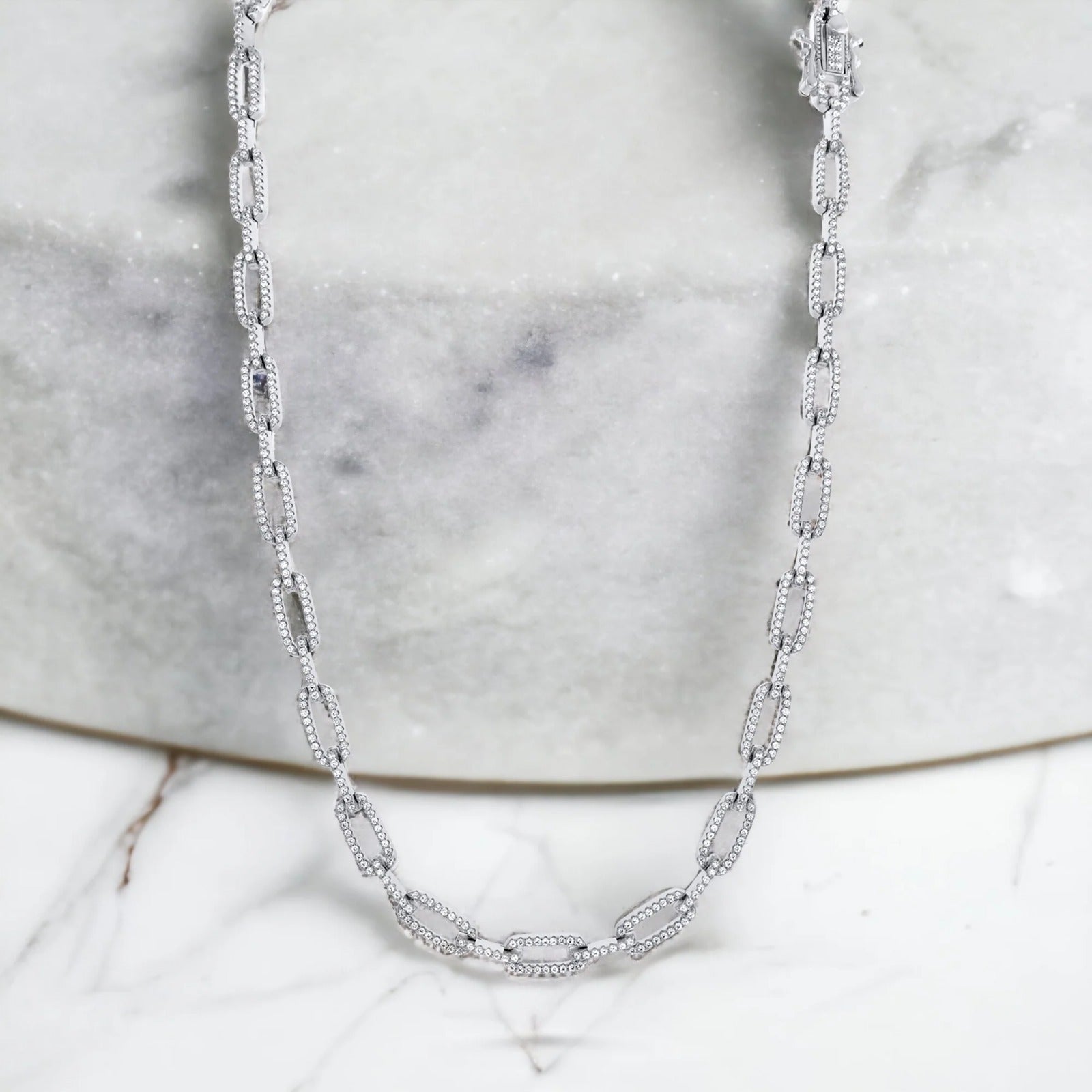 Zermatt Paperclip Necklace - Necklace | Moarén