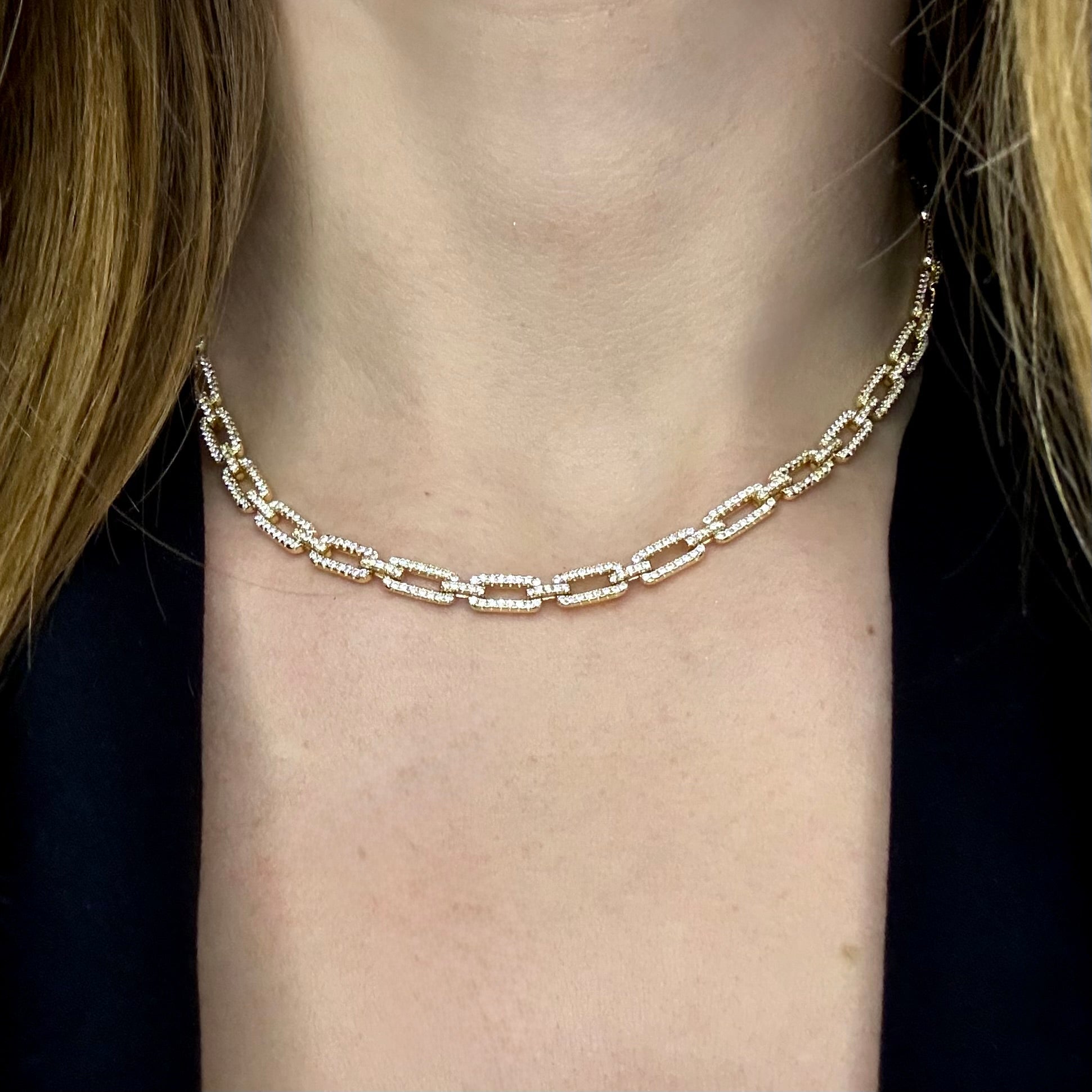 Zermatt Paperclip Necklace - Necklace | Moarén